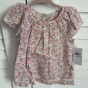 Ralph Lauren Pink Floral Kids Blouse